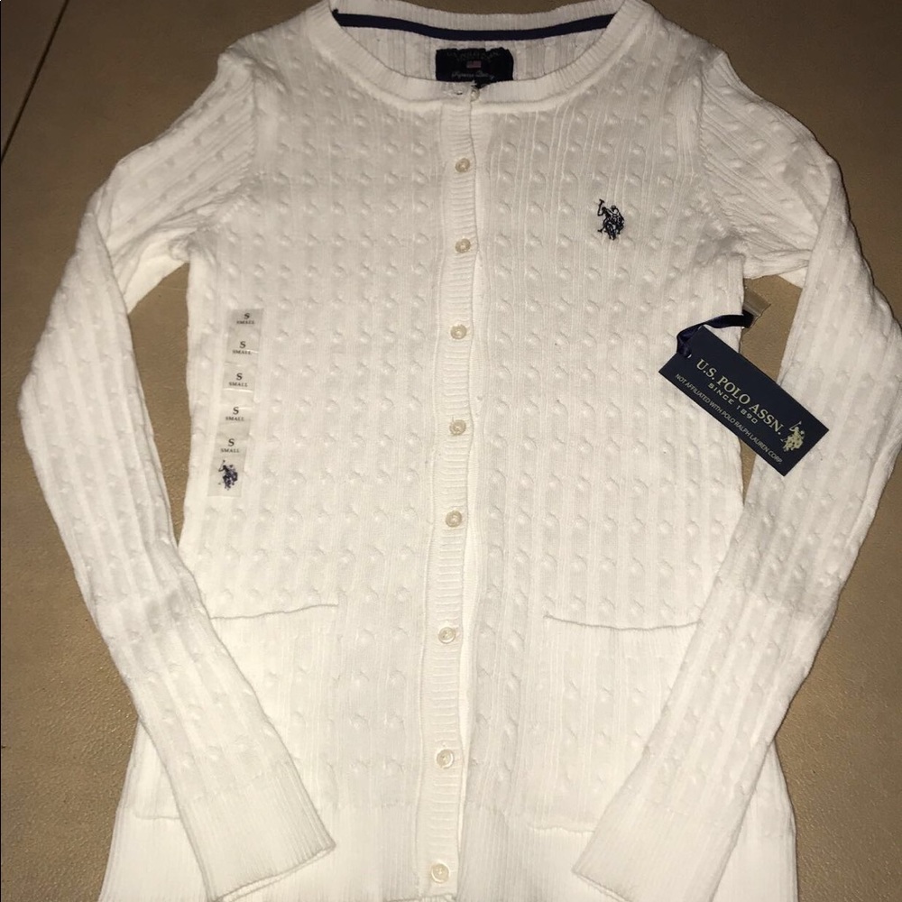 White Cardigan
